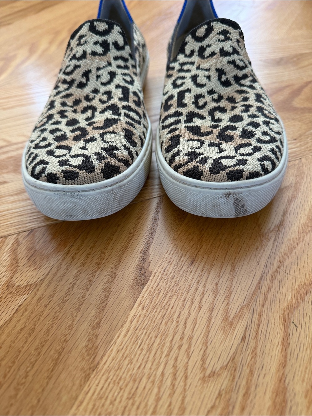 Rothy's Leopard-Print Slip-On Sneakers - Black & Tan - Picture 5 of 7